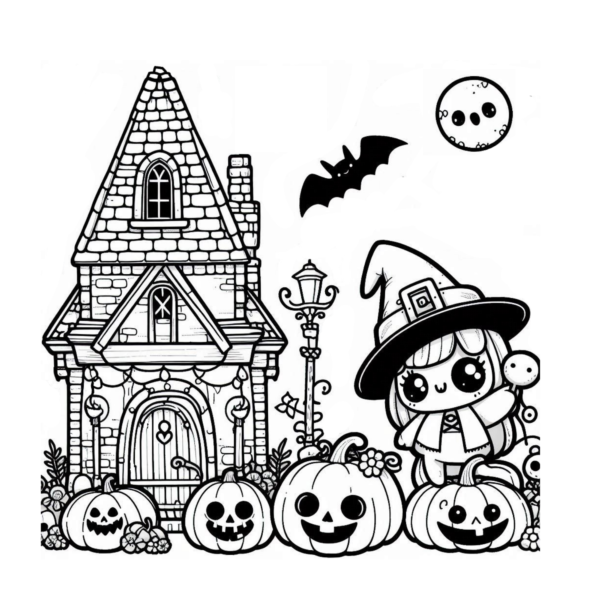 Halloween colouring book - Part 1 - Image 2