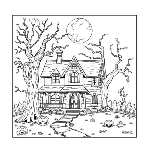 Haunted House Coloring Book - Part 2 - Image 2