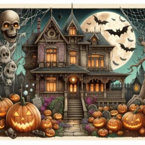 Haunted House Coloring Book - Part 2