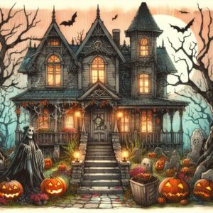 Haunted House Coloring Book - Part 4